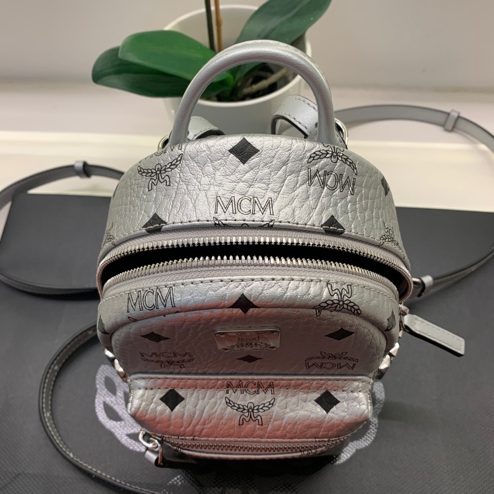 Silver Original Mcm Backpack - image 4